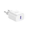 Dudao A20EU USB-A 18W network charger - white + USB-A - Lightning cable Dudao A20EU USB-A 18W network charger - white + USB-A - Lightning cable