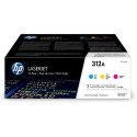 HP 312A 3x kolmevärviline LaserJet toonerikassett