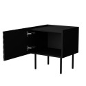 Cama LUCCA öökapp, 2 tk, 47x40x52, must