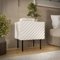 Cama LUCCA valge öökapp, 2 tk, 47x40x52