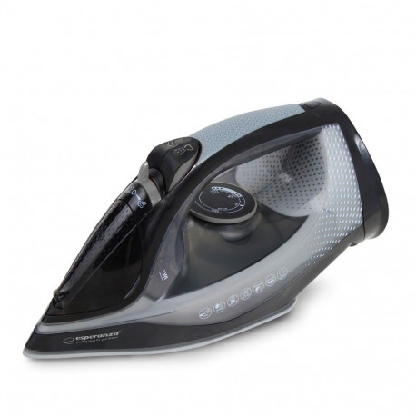 Esperanza EHI011 Steam iron Ceramic soleplate Grey, Black 2600 W