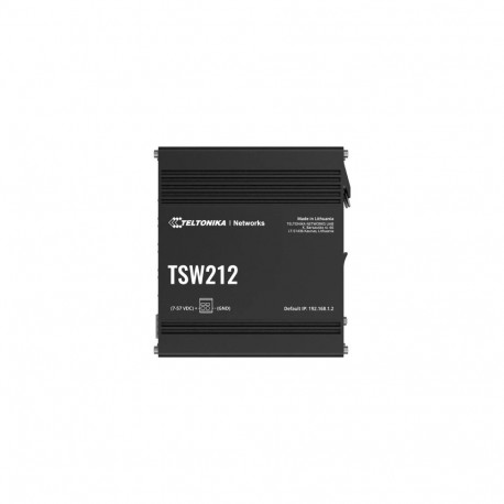 Teltonika TSW212 Managed L2 Gigabit Ethernet (10/100/1000) Black