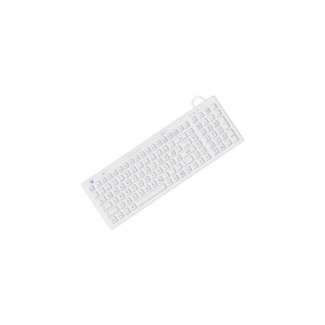 KeySonic KSK-6031INEL-Wh (DE) keyboard Industrial USB QWERTZ German White