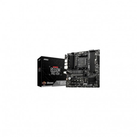 MSI B550M PRO-VDH motherboard AMD B550 Socket AM4 micro ATX