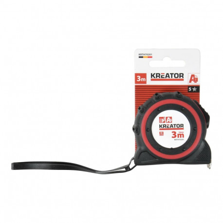 Mõõdulint KREATOR KRTH70201 3m alumiinium