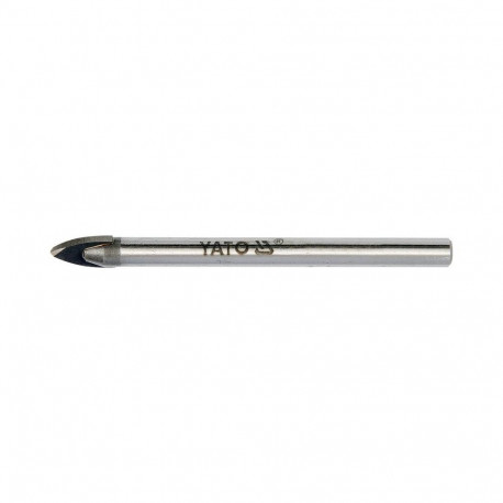 Yato YT-3728 glass and ceramic drill bit, 10 mm, 88 mm, YG6X, 90 HRA, carbon steel