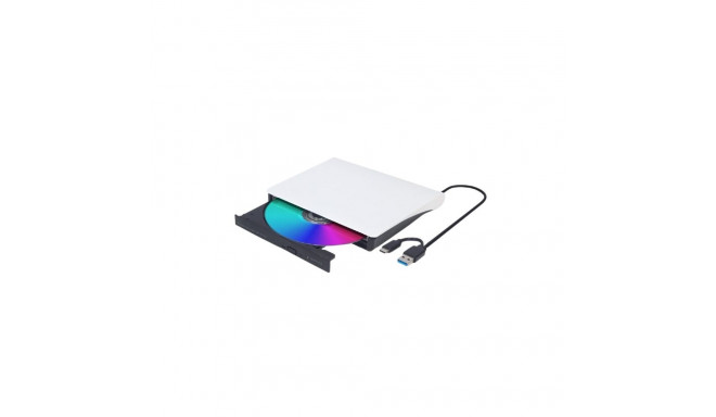 External USB DVD drive DVD-USB-031-BW black and white