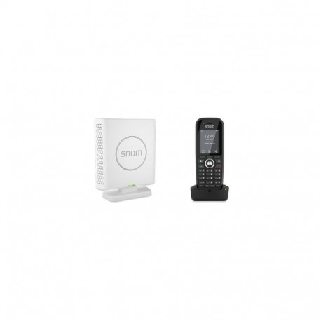 The Snom M430 is a professional DECT cordless IP phone bundle designed for small to