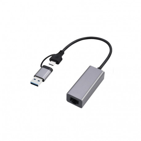 USB 3.1 võrguadapter USB-A/USB-C 2.5 Gb/s