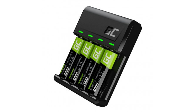Green Cell akulaadija Vital 4x AA 2000mAh