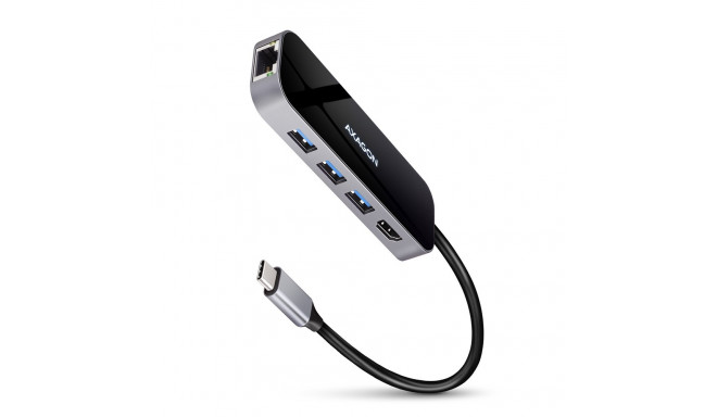 HMC-6GL 3x USB-A, HDMI, RJ-45, USB 3.2 Gen 1 hub, PD 100W, 20cm USB-C cable