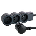 Legrand pikendusjuhe 3 pesa 1,5m, must