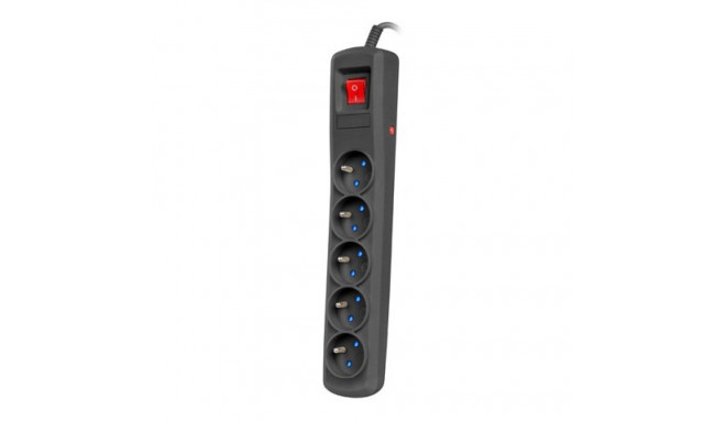 Surge protector Bercy 400 1,5m 5 sockets blac