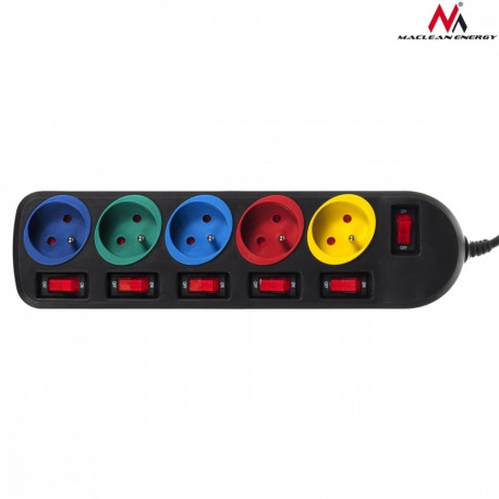 Product Summary: Maclean MCE204M Power Strip
The Maclean MCE204M i