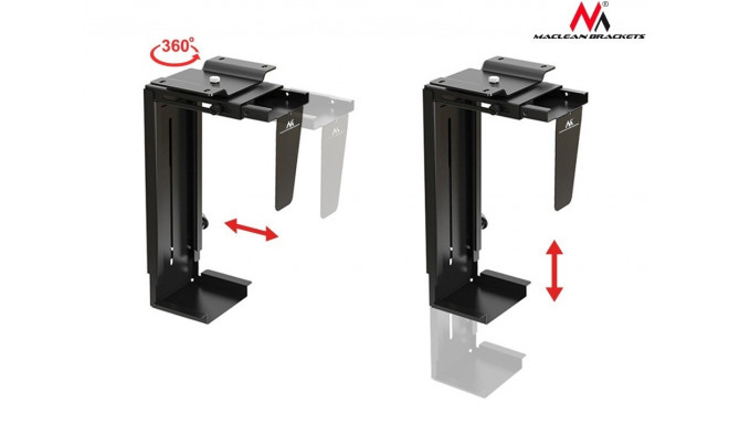 Product Name: Maclean MC-713 B Under-Desk CPU Holder
Specifications & Featu