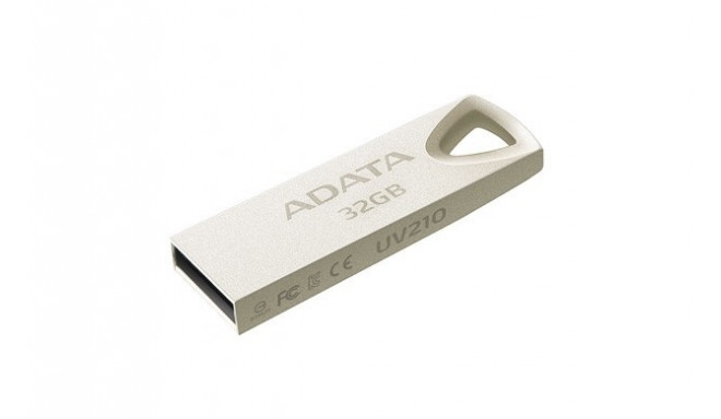Adata flash drive 32GB DashDrive UV210 USB, metallic