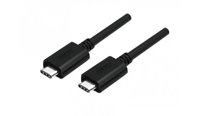 CABLE USB TYP-C TO USB TYP-C; 1m; Y-C477BK