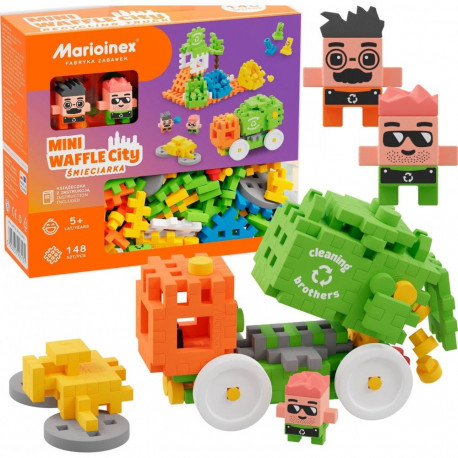 Marioinex Waffle Mini klotsid prügiveok 148 tk (03131)