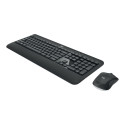 Logitech MK540 Advanced juhtmevaba klaviatuuri ja hiire komplekt must USB juhtmevaba ühendus hiir ja