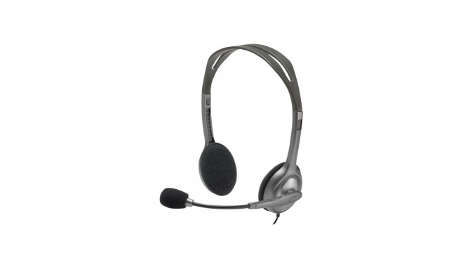 Logitech | LGT-H110 | Stereo headset | Black, Silver