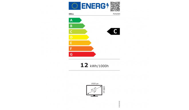 LCD Monitor|DELL|23.8 "|1920 x 1080 pixels|Full HD|Native aspect ratio 16:9|LCD|Flat|210-BMFF_101829
