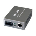 TP-LINK 1000Mbps RJ45 to 1000Mbps single-mode SC fiber Converter Full-duplexup to 15Km switching pow