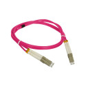 Fibre Optic Cable - A-LAN FOC-LCLC-5MMD-3-4 3m LC OM4 Multi-Mode Violet