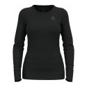 Activewear - Odlo BL TOP Crew Neck L/S Merino 200 Women's T-Shirt M Black