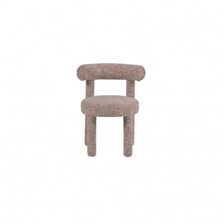 Söögitool Leith, roosakas-valge