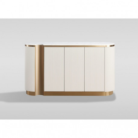 Puhvetkummut Stilig, valge/kuldne