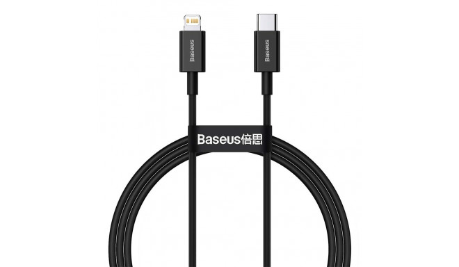 Baseus cable Superior PD USB-C - Lightning 1,0 m black 20W