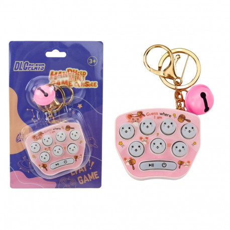 elektrooniline tasku võtmehoidja pop it osavusmäng roosa