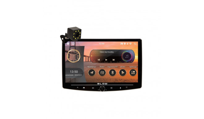 78-348# Radio blow cp01 1din 10" android/wifi/gps/carplay obrotowe