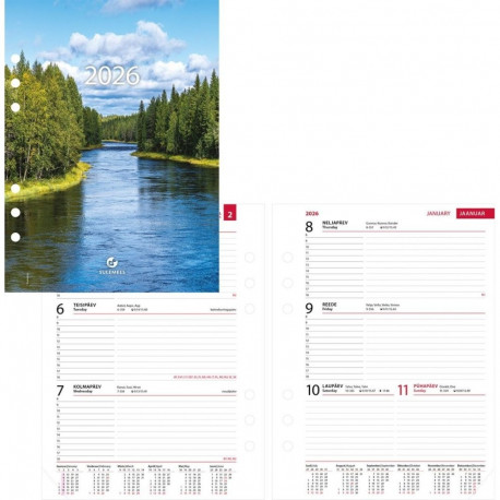 Kalendrisisu - Time-master A5 (70mm) Nädal H 2026a.