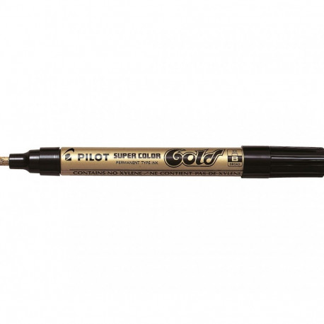 Marker Pilot Gold B, kalligraafiline 2,4mm / 4,5mm kuld,veekindel