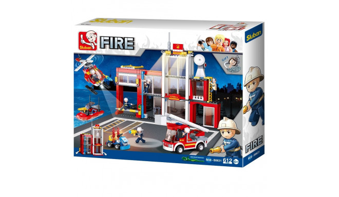 Klotsikomplekt Tuletõrjejaam 612 osa