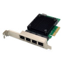 Digitus DN-10136 4-Port RJ45 RTL8125B, 2.5 GBits Server NIC