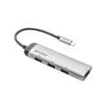 VERBATIM USB HUB Type-C to 4xUSB 3.2 49147