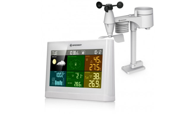 Bresser Wetter Center 5-in-1 comfort valge