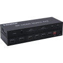 PremiumCord HDMI matrix switch 4:2 with audio, resolution 4Kx2K