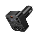 Car transmitter bluetooth Hoco USB A + USB C QC PD 35W E87 black