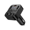 Car transmitter bluetooth Hoco USB A + USB C QC PD 35W E87 black