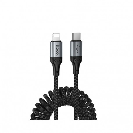 Cable USB C to Lightning Hoco PD 2,4A 1,5 m X121 black