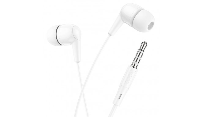 Wire earphones Jack 3,5 mm Hoco M97 white