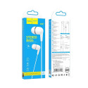 HOCO wire earphones Jack 3,5 mm with microphone M97 white