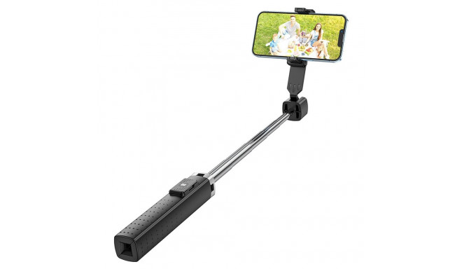 Selfie stick Hoco fourpod with wireless remote control K18 black