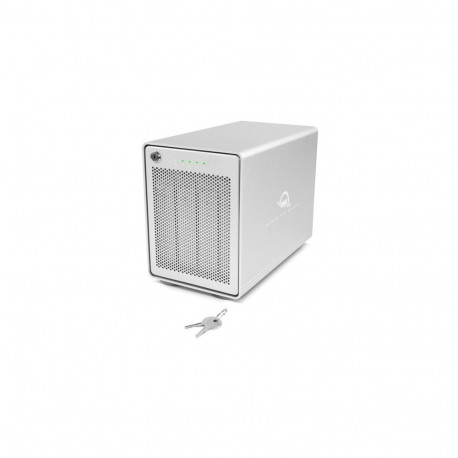 Mercury väline kõvakettakorpus Elite Pro Quad USB 3.2 Gen 2 RAID-valmis, hõbedane