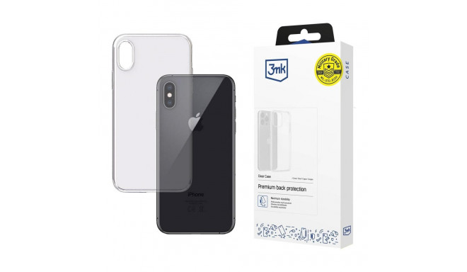 3mk Clear Case for iPhone Xs - transparent