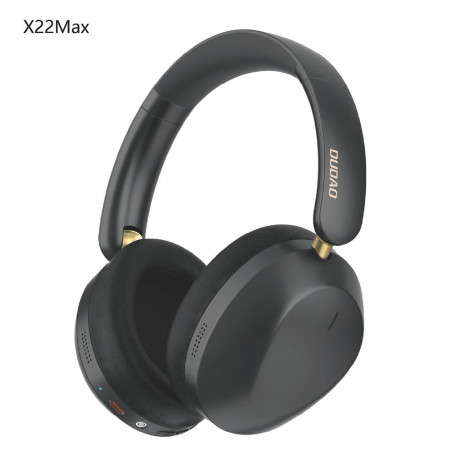 Dudao X22 Max Wireless On-Ear Bluetooth Headphones with ANC - Black