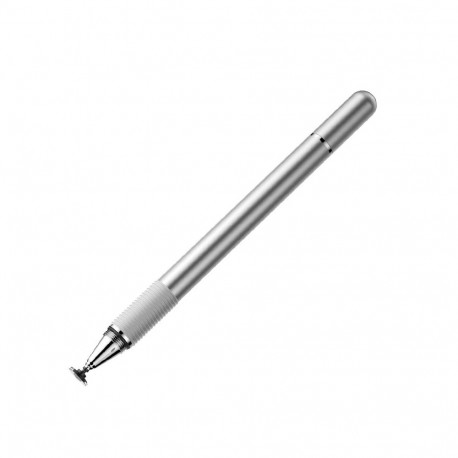 Baseus Golden Cudgel ACPCL-0S double-sided stylus for tablets, phones with gel pen - silver